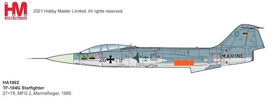 F104G Starfighter - MFG 2 Marineflieger Fliegerhorst Eggebek 1985